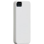 Assistência Técnica e Garantia do produto Capa para IPhone 5 Barely There Plástico Rígido Branca Case Mate