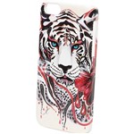 Assistência Técnica e Garantia do produto Capa para IPhone 5c Policarbonato Felicia Atanasiu White Tiger - Customic