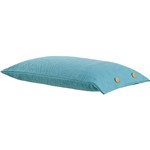 Assistência Técnica e Garantia do produto Capa para Travesseiro Vitta Azul Turquesa - Buddemeyer
