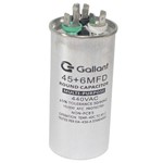 Assistência Técnica e Garantia do produto Capacitor CBB65 Gallant 45+6MF +-5% 440 VAC - (GCP45D06A-IX440)