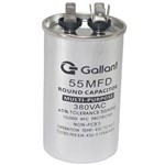Assistência Técnica e Garantia do produto Capacitor CBB65 Gallant 55MF +-5% 380 VAC GCP55S00A-IX380