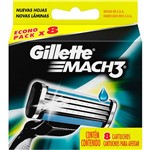Assistência Técnica e Garantia do produto Carga para Aparelho de Barbear Gillette Mach3 - 8 Unidades