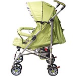 Assistência Técnica e Garantia do produto Carrinho de Bebê Passeio Prime Baby Umbrella Premium Verde Listrado