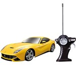 Assistência Técnica e Garantia do produto Carrinho Ferrari com Controle Remoto 1:14 F12 Berlinetta Amarelo - Maisto