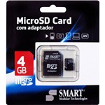 Assistência Técnica e Garantia do produto Cartão de Memória C/ Adaptador - 4GB - Smart