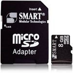 Assistência Técnica e Garantia do produto Cartão de Memória C/ Adaptador - 8GB - Smart