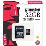 Assistência Técnica e Garantia do produto Cartão de Memória Kingston 32GB, Classe 10