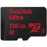 Assistência Técnica e Garantia do produto Cartão de Memória Micro SD 128GB 80mb/s Ultra com Adaptador SD - Sandisk