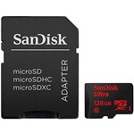 Assistência Técnica e Garantia do produto Cartão de Memória Micro SD 128GB SanDisk Ultra 48MB/s + Adaptador