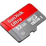 Assistência Técnica e Garantia do produto Cartão de Memória Micro SD 32GB 80mb/s Ultra com Adaptador SD - Sandisk