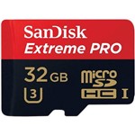 Assistência Técnica e Garantia do produto Cartão de Memória Micro SD 32GB Extreme Pro - SanDisk