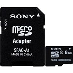 Assistência Técnica e Garantia do produto Cartão de Memória SD Micro 8GB com Adaptador Class 4 - Sony