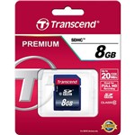 Assistência Técnica e Garantia do produto Cartão de Memória SDHC Classe 10 8GB 200x - Transcend