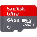 Assistência Técnica e Garantia do produto Cartão Micro SD Ultra Classe 10 64GB com Adaptador - Sandisk