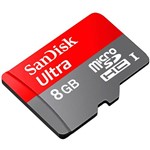 Assistência Técnica e Garantia do produto Cartão Micro SD Ultra Classe 10 8GB com Adaptador - Sandisk