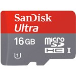 Assistência Técnica e Garantia do produto Cartão Micro SD Ultra Classe 10 com Adapt para Android 16GB - SanDisk