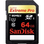 Assistência Técnica e Garantia do produto Cartão SD Extreme Pro UHS-I Classe 10 64GB - Sandisk