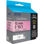 Assistência Técnica e Garantia do produto Cartucho de Fita para Rotulador Eletrônico Epson Preto no Rosa Perolado 12mm