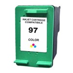 Assistência Técnica e Garantia do produto Cartucho de Tinta HP 97 C9363WB Colorido 12ml | Compatível