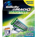 Assistência Técnica e Garantia do produto Cartucho Gillette Mach 3 Sensitive - 8 Unidades