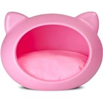 Assistência Técnica e Garantia do produto Casa P/ Gatos Cat Cave Rosa - Almofada Rosa - Guisa Pet