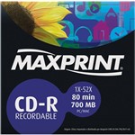 Assistência Técnica e Garantia do produto CD-R Env Maxprint 700MB/80min 52x