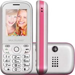 Assistência Técnica e Garantia do produto Celular Dual Chip Multilaser Up Câmera VGA Bluetooth - Branco/Rosa