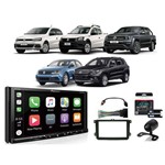 Assistência Técnica e Garantia do produto Central Multimidia Pioneer AVH-Z5180TV C/ Câmera de Ré + Moldura + Chicotes + Interface P/ Gol G7/Amarok/Tiguan/Passat/Jetta