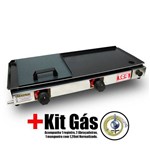 Assistência Técnica e Garantia do produto Chapa para Lanche a Gás Sanduicheira 30x68cm Lcg + Kit Gás