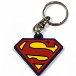 Assistência Técnica e Garantia do produto Chaveiro de Borracha Superman Logo - Super Homem Heroi - Emborrachado