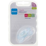 Assistência Técnica e Garantia do produto Chupeta Mam Night Silk Touch Boys Transparente