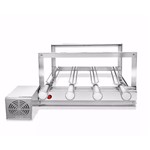 Assistência Técnica e Garantia do produto Churrasqueira Grill Giratoria Inox 4 Espetos Motor Lado Esquerdo