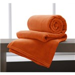 Assistência Técnica e Garantia do produto Cobertor Casal Flannel Extra Macio Laranja - Corttex