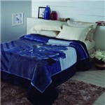 Assistência Técnica e Garantia do produto Cobertor Casal Tramore Poliéster Microfibra Jolitex 1,80mx2,20m Azul