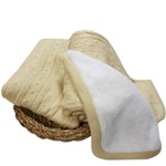 Assistência Técnica e Garantia do produto Cobertor Donna Bebê 100x75 Cm Lã Kaki com Sherpa
