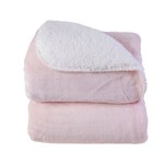 Assistência Técnica e Garantia do produto Cobertor Donna Bebê 110x90 Cm Rosa Microfibra Plush com Sherpa