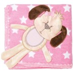 Assistência Técnica e Garantia do produto Cobertor para Bebes Baby Joy Cachorrinha Estrela Rosa