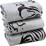 Assistência Técnica e Garantia do produto Cobertor Casal Flannel Animal Print - Casa & Conforto