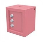 Assistência Técnica e Garantia do produto Cofre Mini Metal Porta Moedas com 3 Segredo Rosa