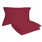 Assistência Técnica e Garantia do produto Colcha Sleep Solteiro e Porta Travesseiro Innovi Cereja Kacyumara