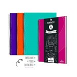 Assistência Técnica e Garantia do produto Combo 4 Cadernos Canson (Oxford) 90g/m² - 80 Fls - Pink