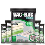 Assistência Técnica e Garantia do produto Combo: 5 Saco a Vácuo Protetor Vac Bag 80 X 100 Ordene Extra