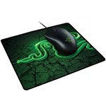 Assistência Técnica e Garantia do produto Combo Gamer Mouse Abyssus Green 2000 Dpi + Mousepad Goliathus Small Fissure - Razer