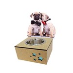 Assistência Técnica e Garantia do produto Comedouro Star Verde para Alimentar Pet Cachorro Gato Cão Ração Agua 350ML