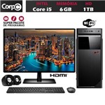 Assistência Técnica e Garantia do produto Computador com Monitor 19.5" LED CorpC Intel Core I5 6GB HD 1TB Wifi