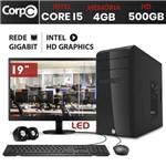 Assistência Técnica e Garantia do produto Computador com Monitor LED 19.5" CorpC Intel Core I5 4GB HD 500GB HDMI