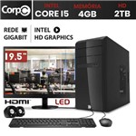Assistência Técnica e Garantia do produto Computador Corpc Intel Core I5 4gb Ddr3, HD 2tb e Monitor Led 19.5