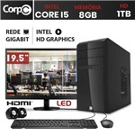 Assistência Técnica e Garantia do produto Computador Corpc Intel Core I5 8gb Ddr3, HD 1tb e Monitor Led 19.5