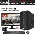 Assistência Técnica e Garantia do produto Computador CorpC Line I Intel Core I3 4GB HD 500GB Monitor LED 19 HDMI