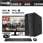 Assistência Técnica e Garantia do produto Computador Corpc Line Intel Core I3 4GB DDR3 HD 320GB Monitor LED 19 HDMI
